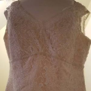 David's Bridal Lace Wedding Dress